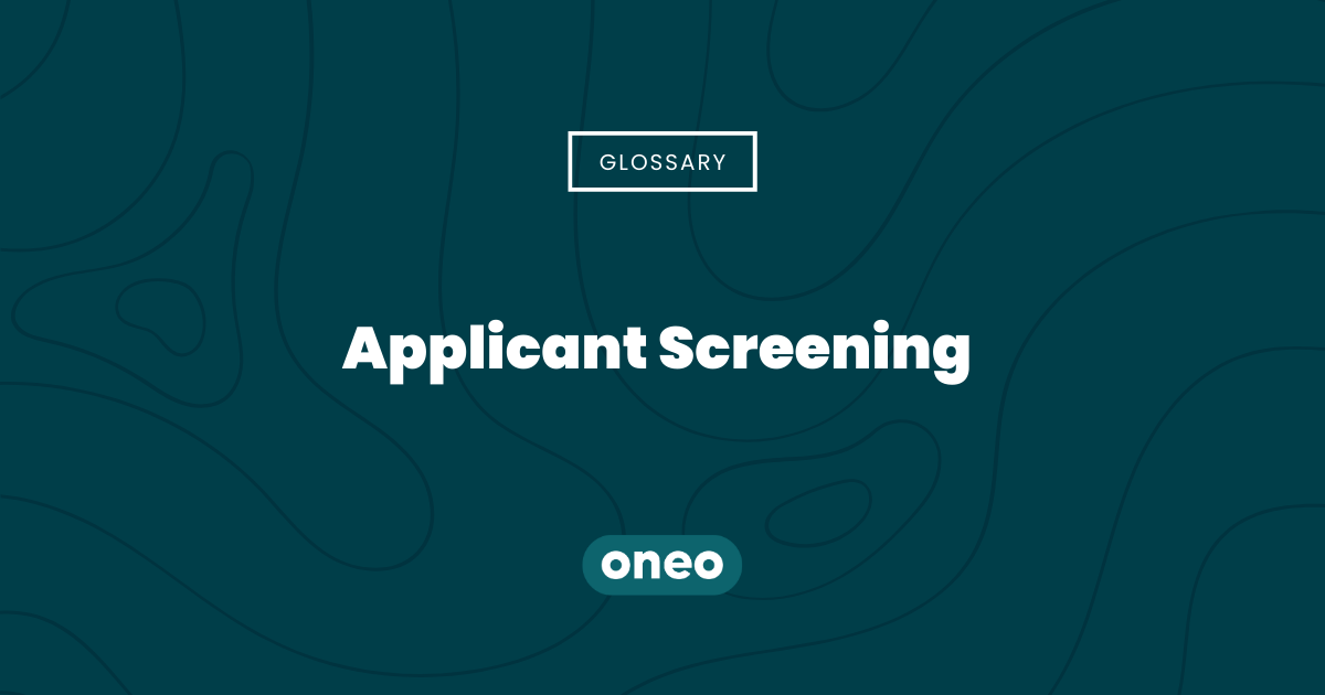 Applicant Screening